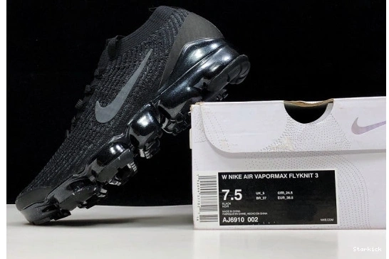 TRIPLE AIR VAPORMAX FLYKNIT 3.0 AJ6900-004 BLACK 1118